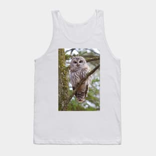 Who, Who, Who cooks for you? Barred Owl Tank Top